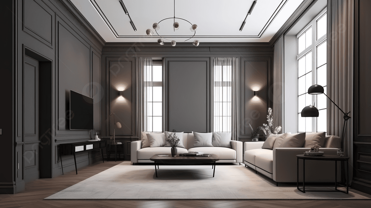 Modern living room interior design